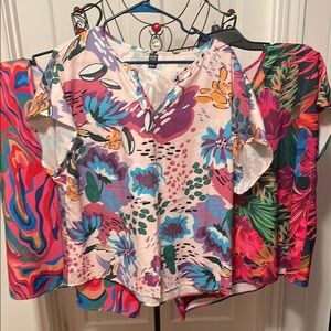🎊🎊🎊3 for 12$🎊🎊🎊Multicolor Women's Tops-Bundle of 3